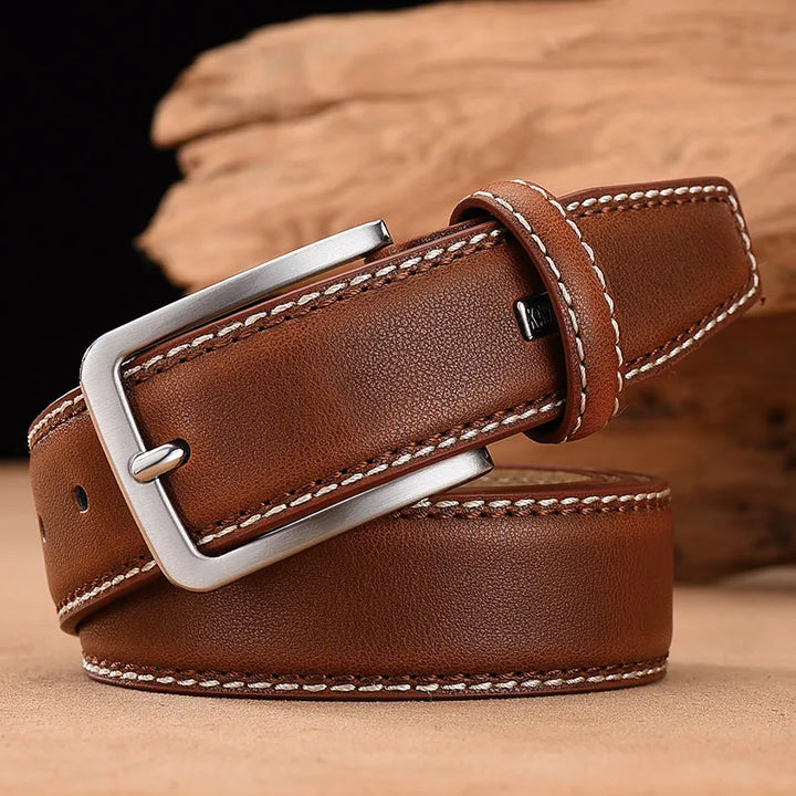 cinto de couro masculino marrom